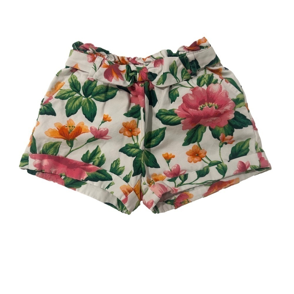 Janie and Jack Floral Shorts Size 12-18 Months